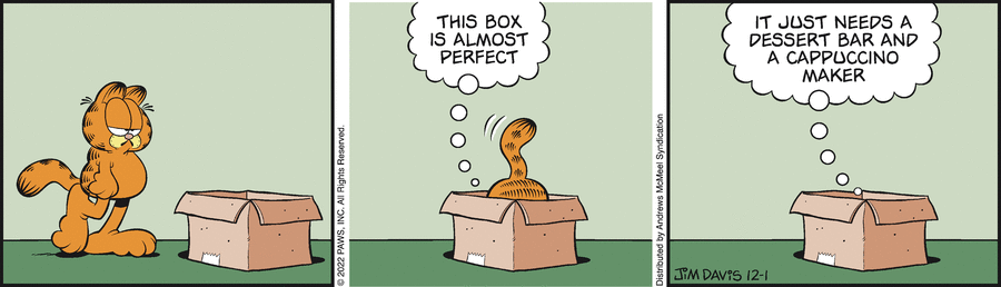 Garfield, December 1, 2022