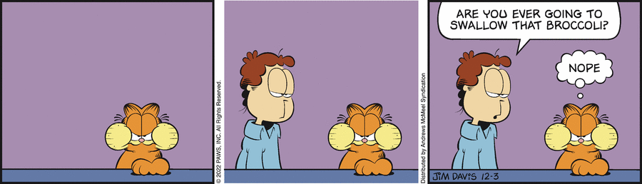 Garfield, December 3, 2022
