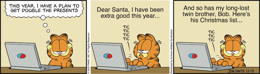 Garfield, December 13, 2022