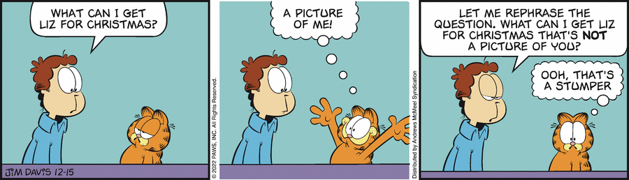 Garfield, December 15, 2022