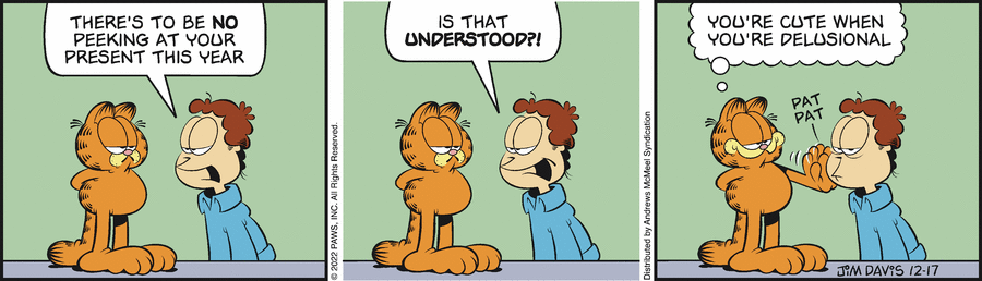 Garfield, December 17, 2022