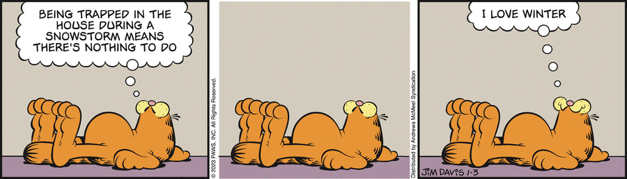 Garfield, January 3, 2023