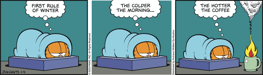 Garfield, January 4, 2023