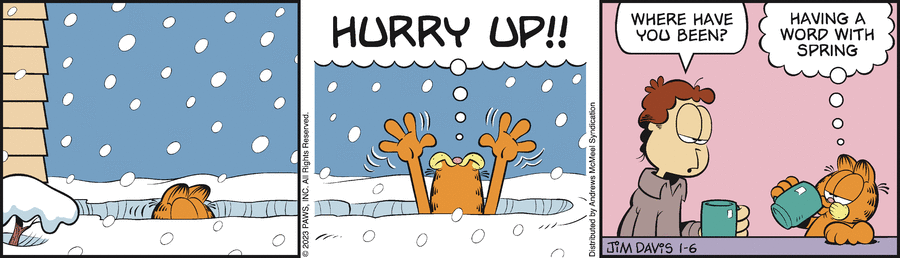 Garfield, January 6, 2023