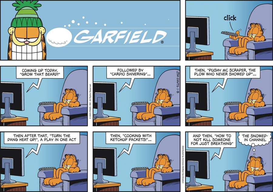 Garfield, January 8, 2023
