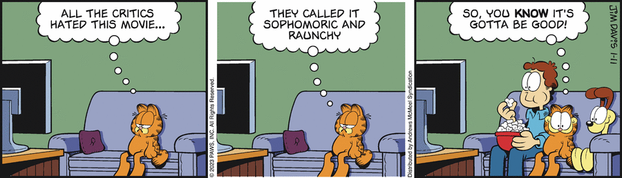 Garfield, January 11, 2023