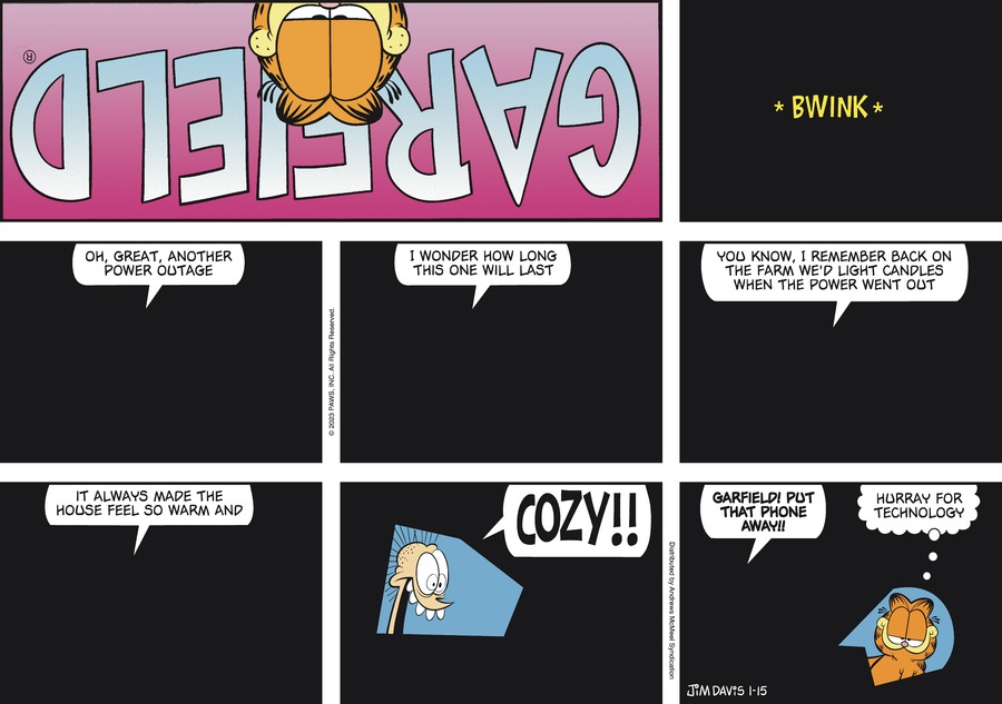 Garfield, January 15, 2023
