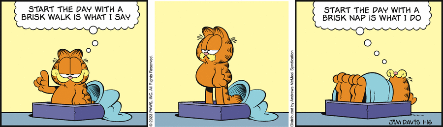 Garfield, January 16, 2023