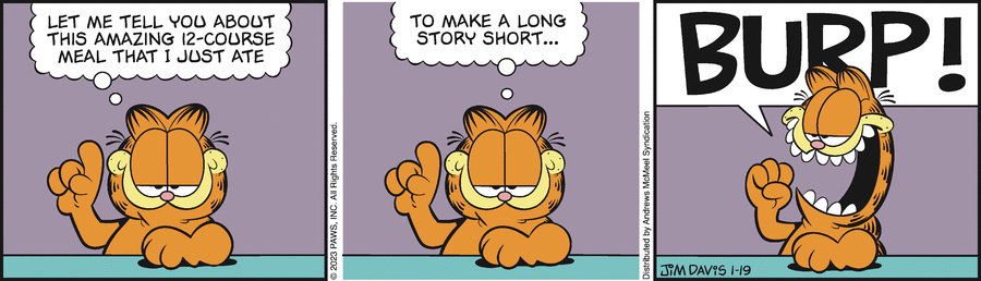Garfield, January 19, 2023
