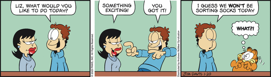 Garfield, January 20, 2023