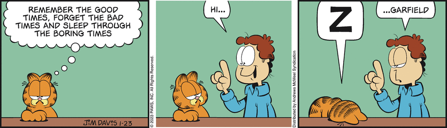 Garfield, January 23, 2023
