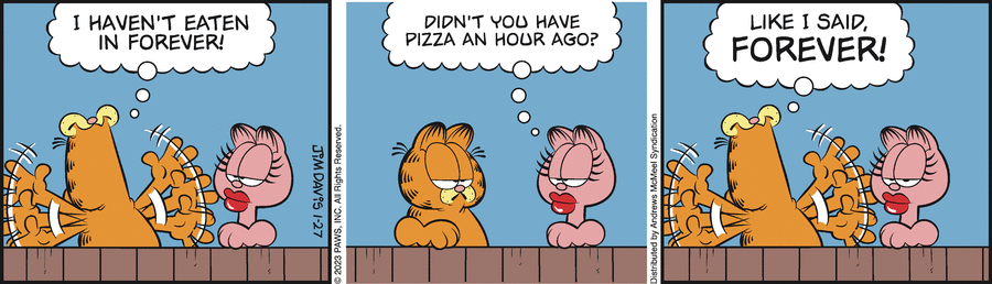 Garfield, January 27, 2023