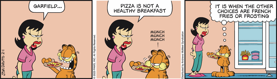 Garfield, February 1, 2023