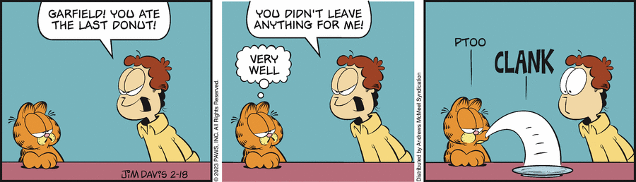 Garfield, February 18, 2023