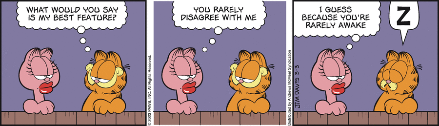 Garfield, March 3, 2023