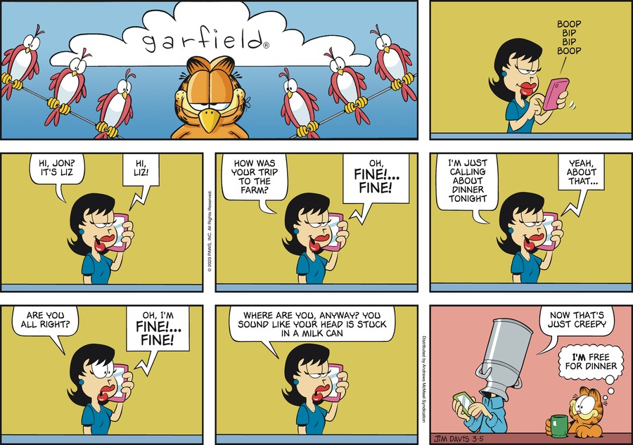 Garfield, March 5, 2023