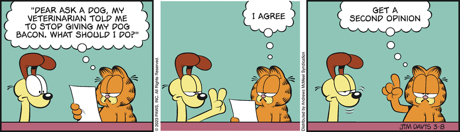 Garfield, March 8, 2023