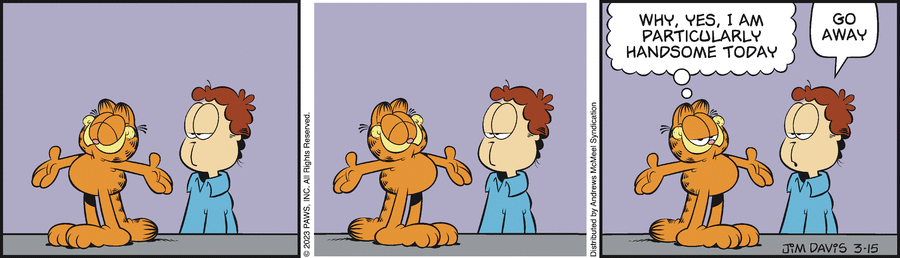 Garfield, March 15, 2023