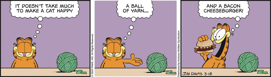 Garfield, March 18, 2023
