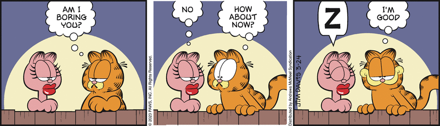 Garfield comic strip for Friday, March 24, 2023