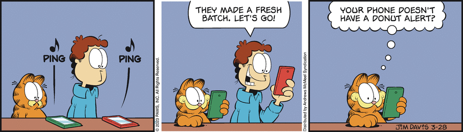 Garfield, March 28, 2023
