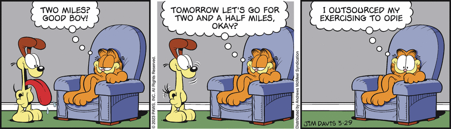 Garfield, March 29, 2023