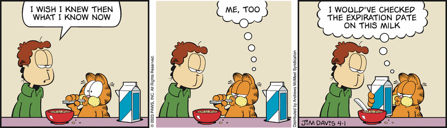 Garfield, April 1, 2023
