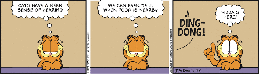 Garfield, April 6, 2023