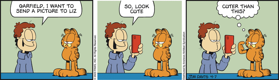 Garfield, April 7, 2023