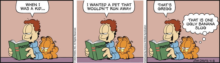 Garfield, April 8, 2023
