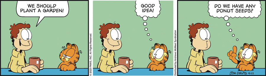 Garfield, April 11, 2023