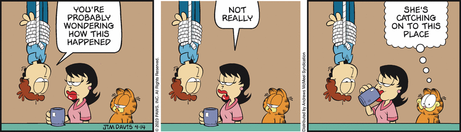 Garfield, April 14, 2023