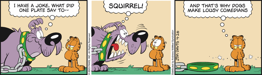 Garfield, April 26, 2023