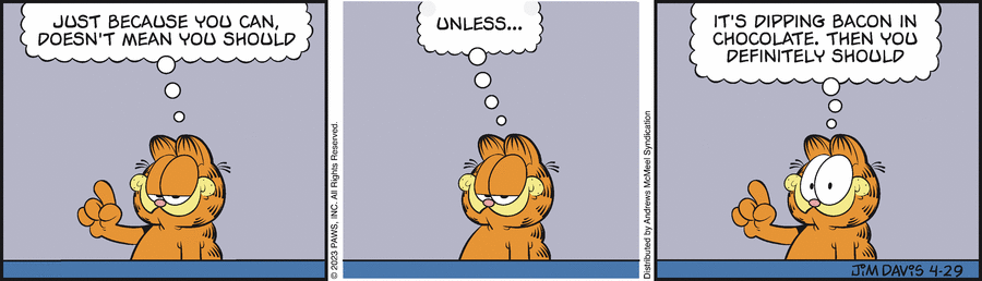 Garfield, April 29, 2023