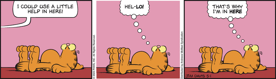 Garfield, May 1, 2023