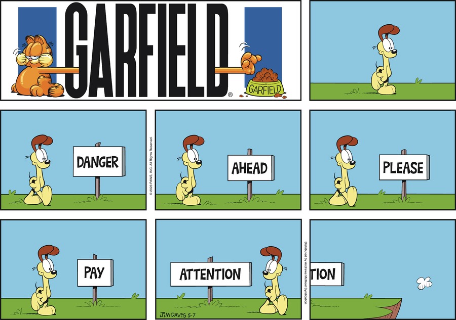 Garfield, May 7, 2023