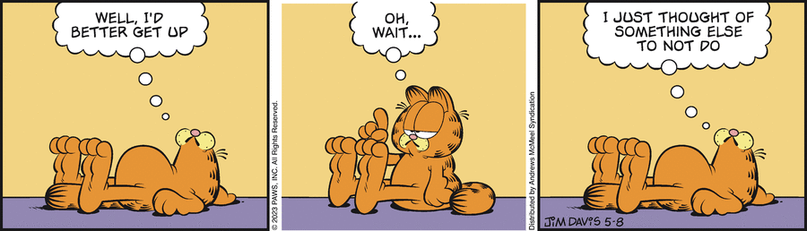 Garfield, May 8, 2023