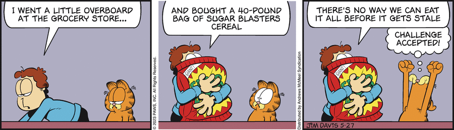 Garfield, May 27, 2023