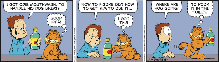 Garfield, June 1, 2023