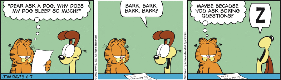 Garfield, June 7, 2023