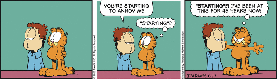 Garfield, June 17, 2023