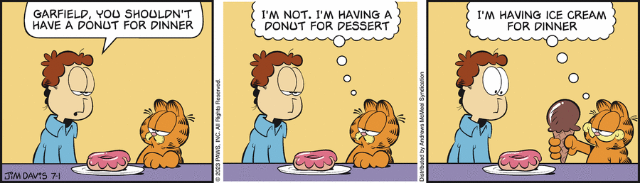 Garfield, July 1, 2023