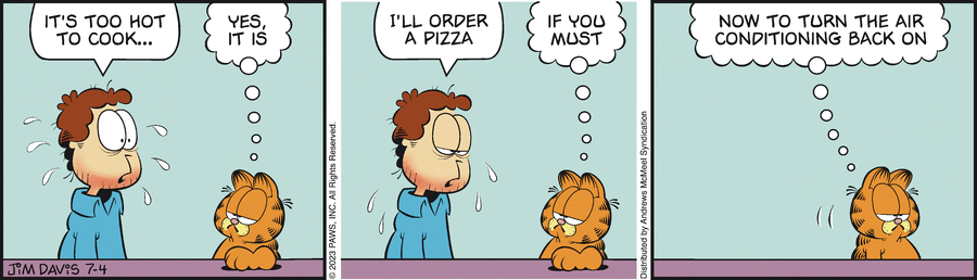 Garfield, July 4, 2023