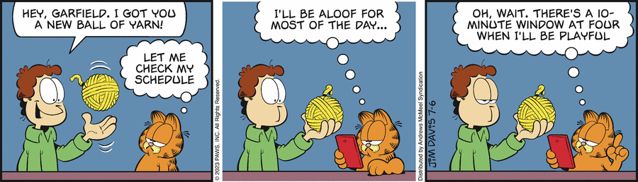 Garfield, July 6, 2023