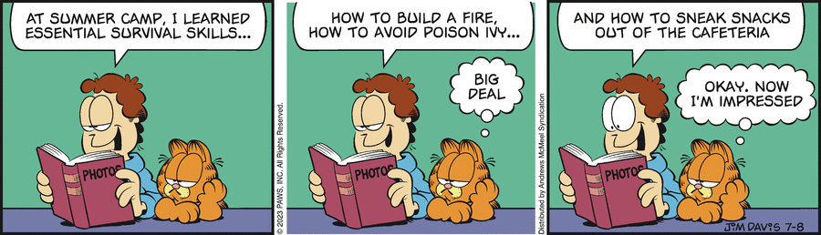 Garfield, July 8, 2023