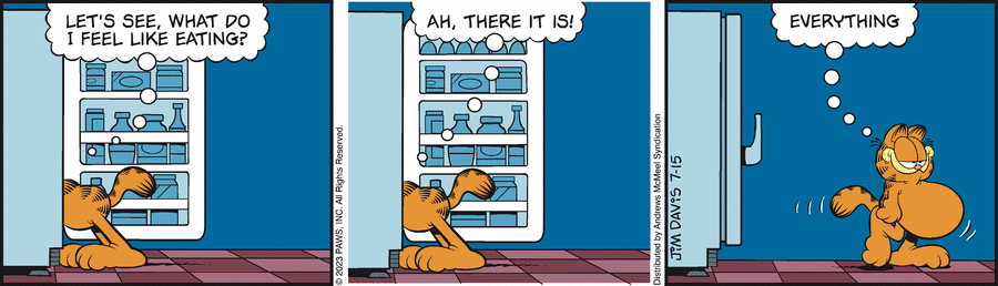 Garfield, July 15, 2023
