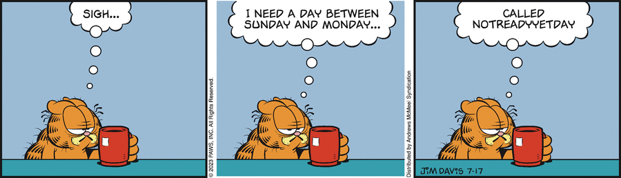 Garfield, July 17, 2023