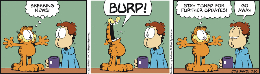 Garfield, July 20, 2023