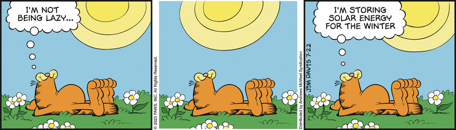 Garfield, July 22, 2023