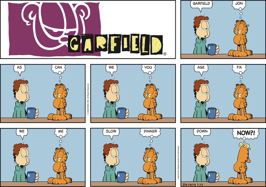 Garfield, July 23, 2023